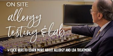 Ron Parker in Allergy Lab