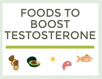 foods to boos testosterone