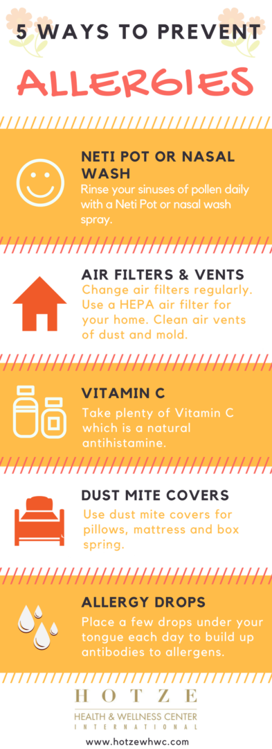 5 ways to prevent allergies