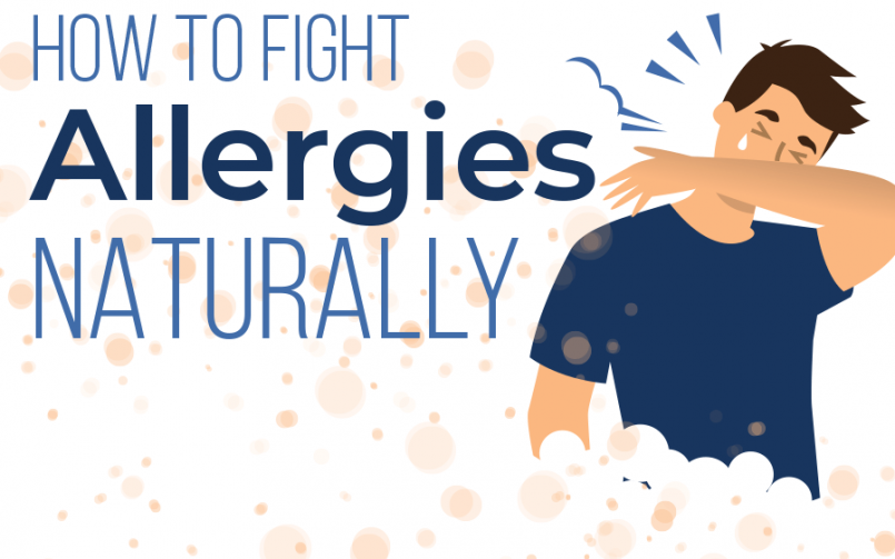 How to Fight Allergies Naturally Infographic