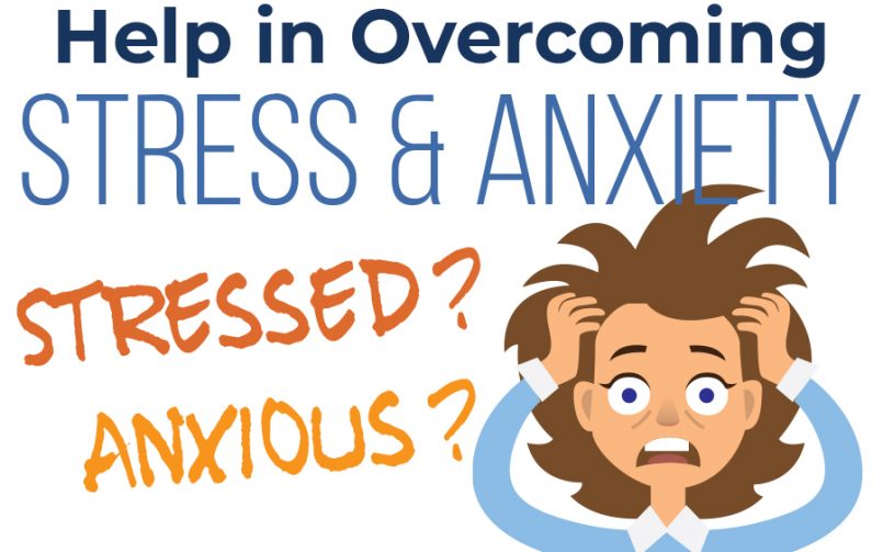 Help in Overcoming Stress and Anxiety Infographic