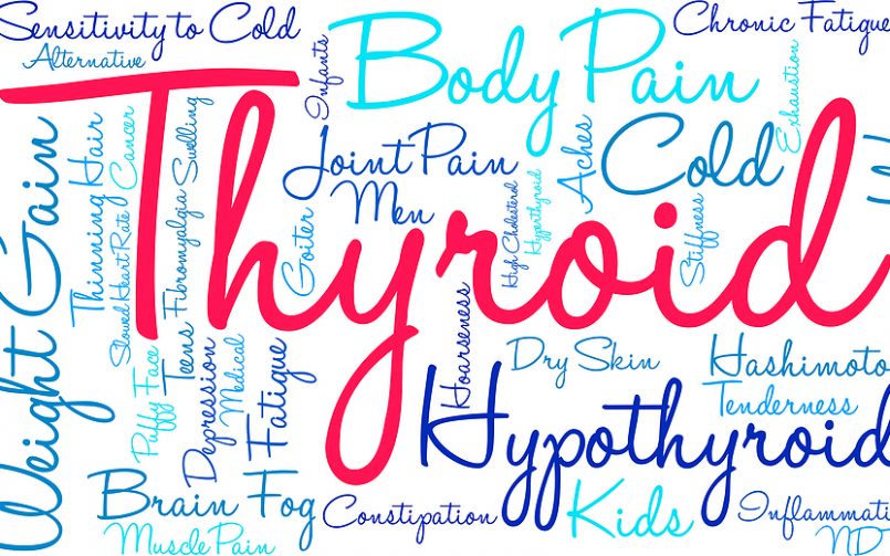 thyroid word cloud